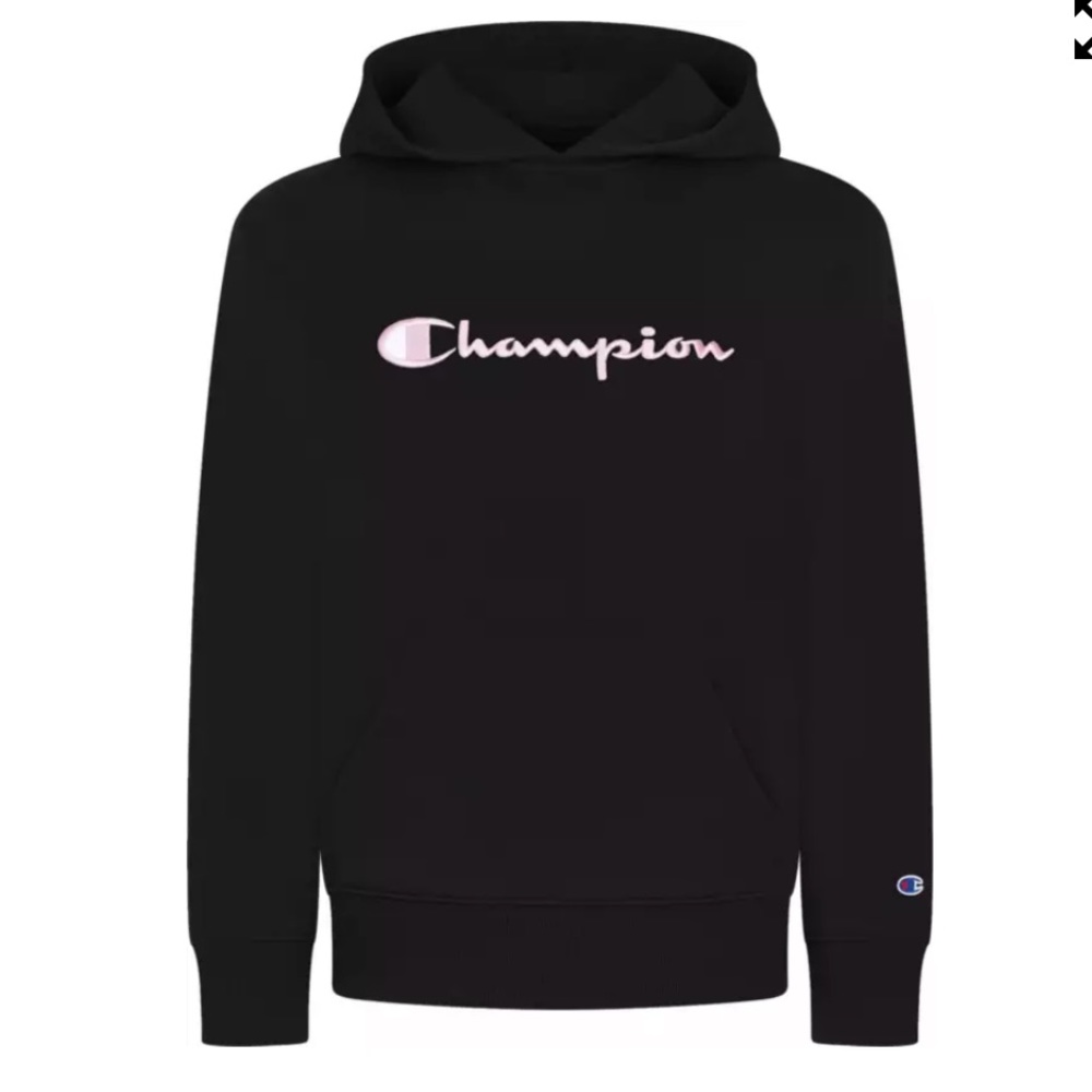 NWT - Champion Girls' Embroidered Script Hoodie - XL